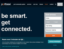 Tablet Screenshot of portbase.com